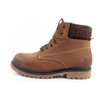 Wrangler Arch men's shoes Chelsea boots elegant ankle boots natural leather brown Wrangler