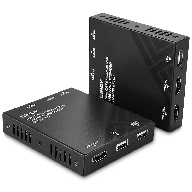 Lindy 39381 KVM Extender Transmitter and Receiver Kable i adaptery/Adaptery, przejściówki Your Sports Performance