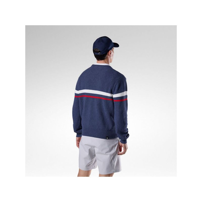 ROSSIGNOL M Knitted Cn Sweater Navy Blue