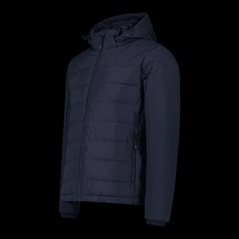 CMP men's winter jacket with hood, sports, insulated, navy blue (34K0147/N950) CMP