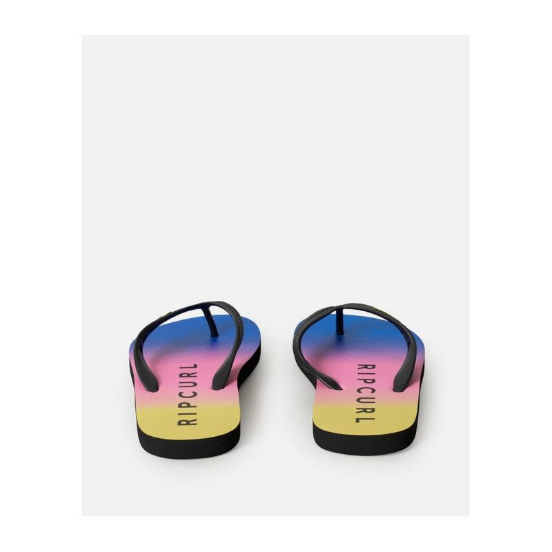 RIP CURL Lazed Fade Bloom Open Toe Beach Flip-Flops - Bo Turquoise