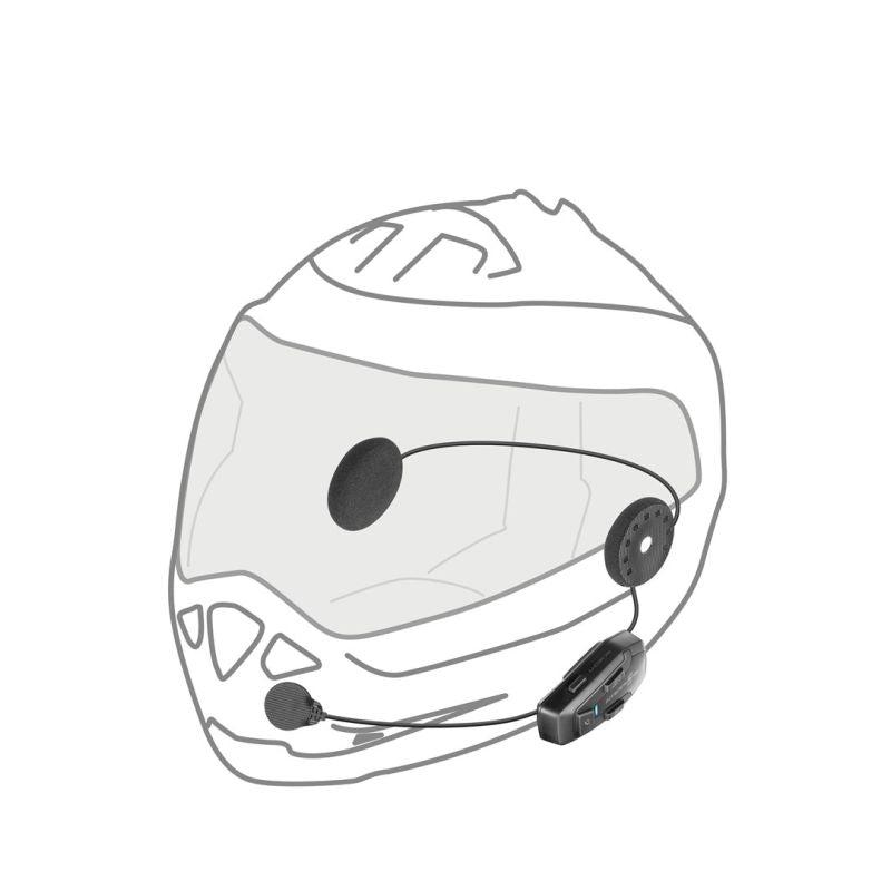 INTERPHONE U-COM 7R motorcycle intercom, set for 1 helmet In preparation Your Sports Performance