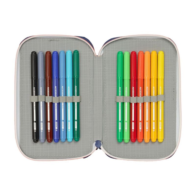 FC Barcelona pencil case with equipment double filled pencil case 29 pcs 412526854 FC Barcelona
