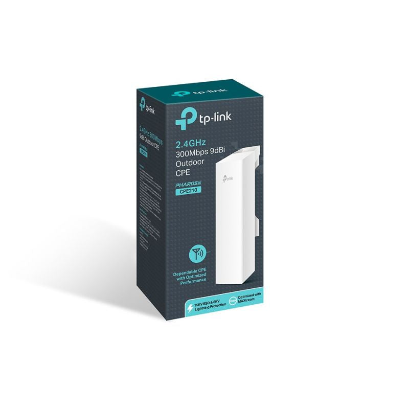 Access Point TP-LINK CPE210 OUTDOOR (11 Mb/s - 802.11b, 150 Mb/s - 802.11n, 300 Mb/s - 802.11n, 54 Mb/s - 802.11g) Komunikacja i łączność/AccesPoint Your Sports Performance