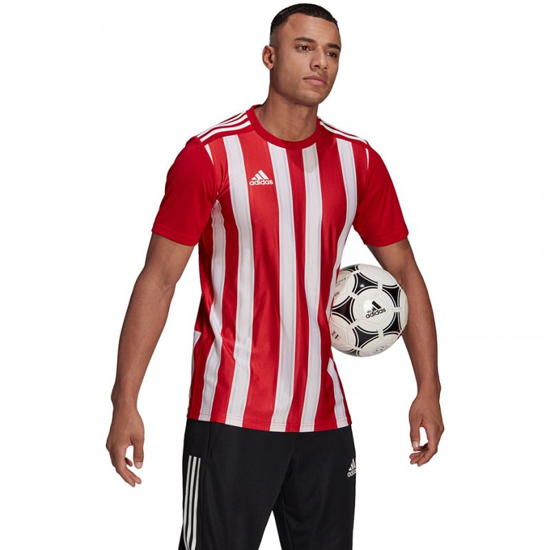 Tee adidas Striped 21 Jersey M GN7624 Clothing/Football Adidas
