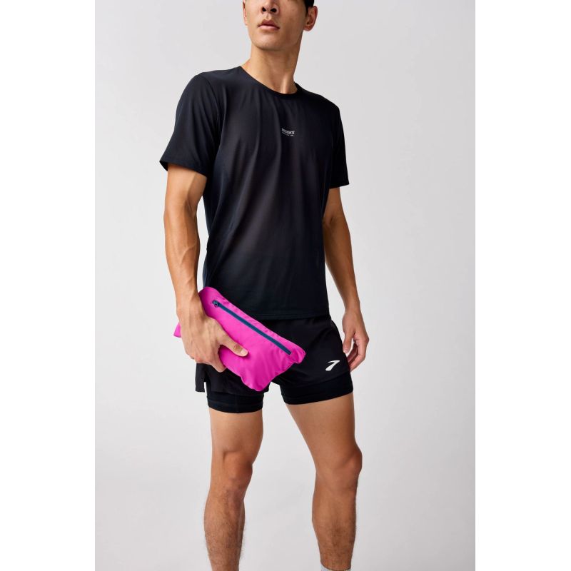 Men's High Point Waterproof Jacket 2 Pink Running Jacket Brooks/Kurtki Your Sports Performance