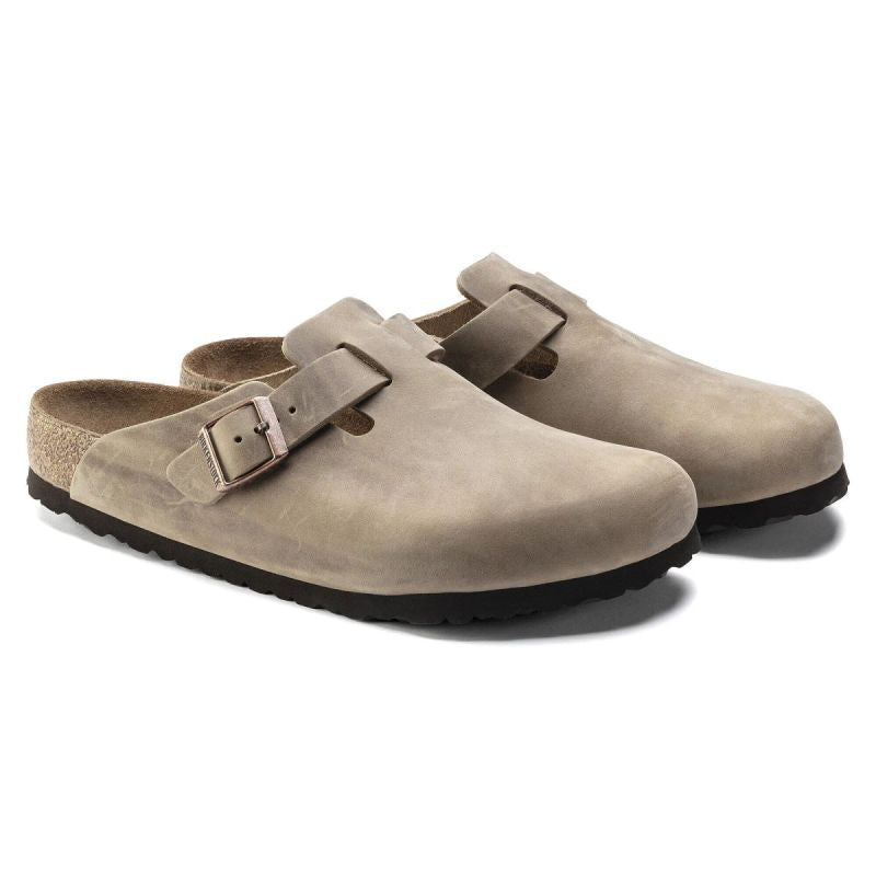 Birkenstock Women's BOSTON BS 1019484 TABACCO BROWN Clogs (Narrow Width)