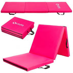 Folding gymnastic mattress pink 1800x600x500mm HMS MGS02 In preparation Your Sports Performance