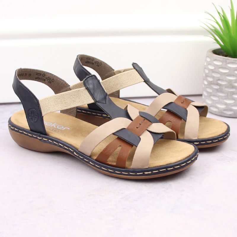 Comfortable Rieker W RKR662 multicolor sandals Footwear/Lifestyle/Rieker Your Sports Performance