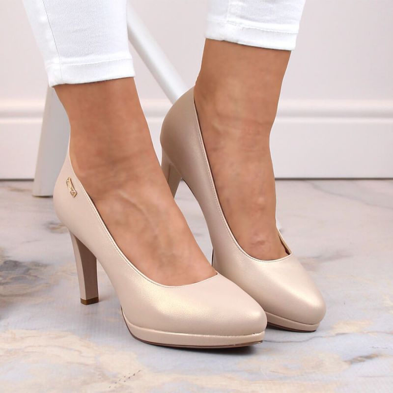 Sergio Leone W SK53N beige high-heeled and platform pumps Footwear/Lifestyle/Sergio Leone Your Sports Performance