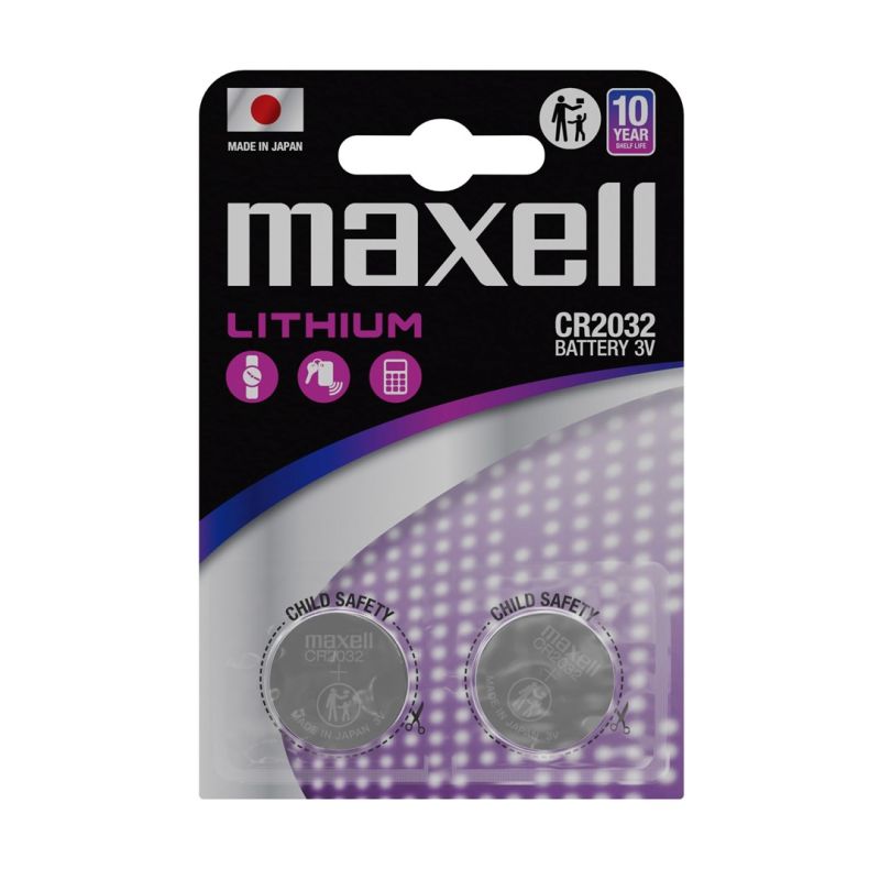 MAXELL CR2032 Specialist Battery 2 pcs. Baterie, akumulatorki i ładowarki/Baterie Your Sports Performance