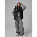 Girls' hooded vest 4F 4FJRSS26TVJAF355-20S