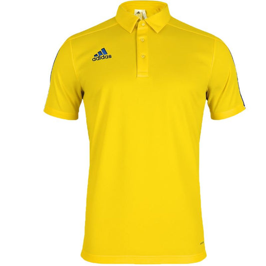 Men's adidas MT14 TRG polo shirt yellow D83215 In preparation Adidas