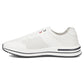 Women's leather openwork shoes, white Filippo DP7608/26 WH Filippo