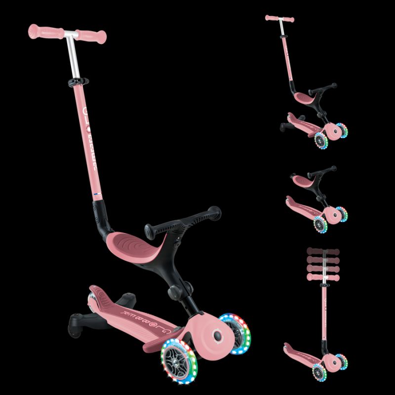 Scooter with ride-on seat GO•UP ACTIVE LIGHTS 360 (749-310) Accessories/Skating/Hulajnogi/Traditional/For kids/Globber Your Sports Performance