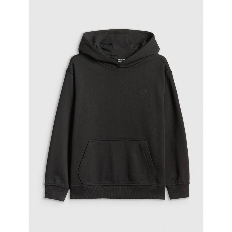 Girls' loose sweatshirt with hood 4F 4FJRMM00TSWSF2714-20S