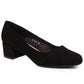 Sergio Leone W SK354C suede block pumps, black Footwear/Lifestyle/Sergio Leone Your Sports Performance