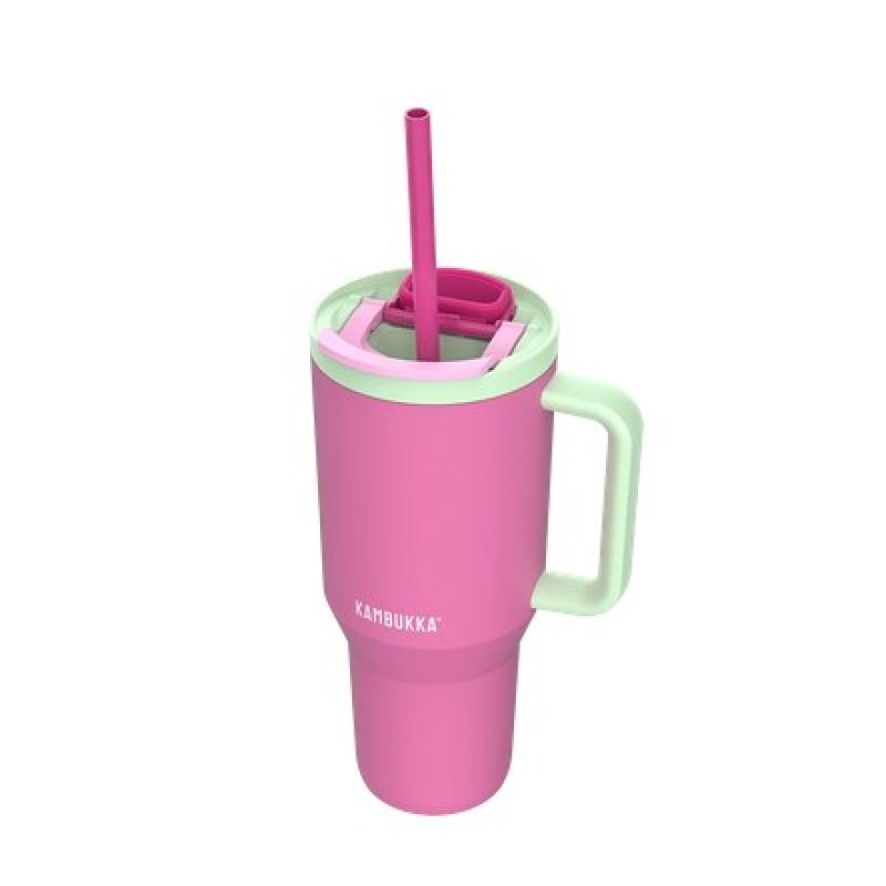 Kambukka Rio Tumbler 950ml Thermal Mug with Straw, Bubblegum Mint AGD - Produkty/Termosy i kubki termiczne Your Sports Performance