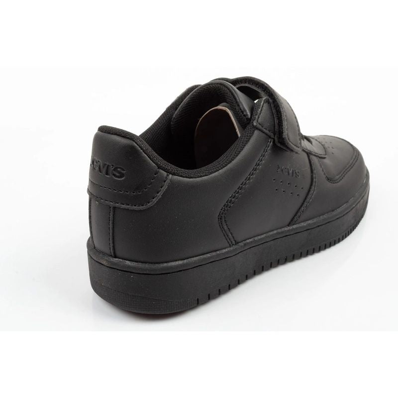 Levi's Union SE black youth sports shoes with velcro