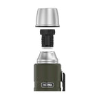 Thermos with drink holder 470 ml THERMOS - army green AGD - Produkty/Termosy i kubki termiczne Your Sports Performance