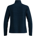 Men's Odlo GRID FLEECE mid-layer full-zip fleece jacket, green
