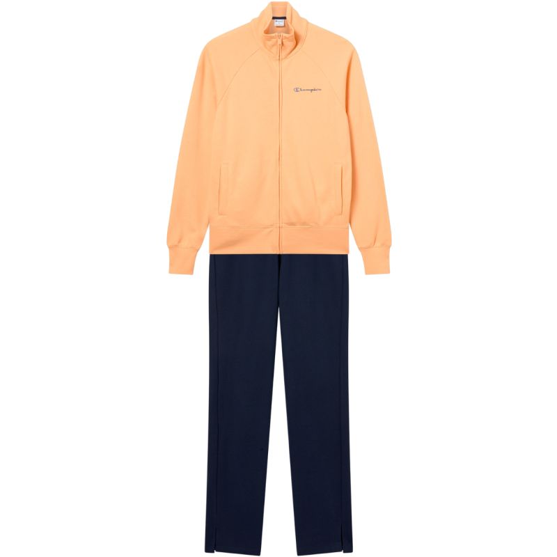 Champion Full Zip Suit Women's Tracksuit Orange and Navy Blue 117988 OS069