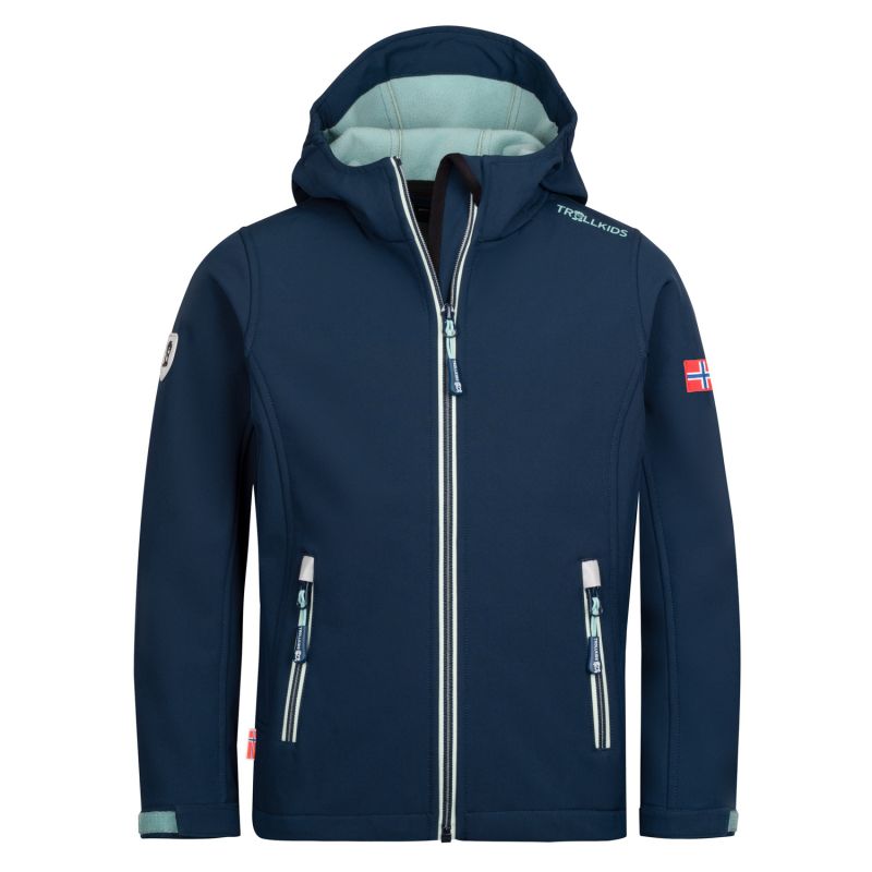 Trollkids Kids Trollfjord Jacket Jr 161-132 softshell jacket Clothing/Lifestyle/Trollkids Your Sports Performance