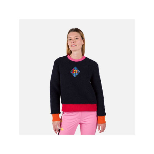 Rossignol W Lumy Fleece Sweatshirt Blue Import z PMSport Your Sports Performance