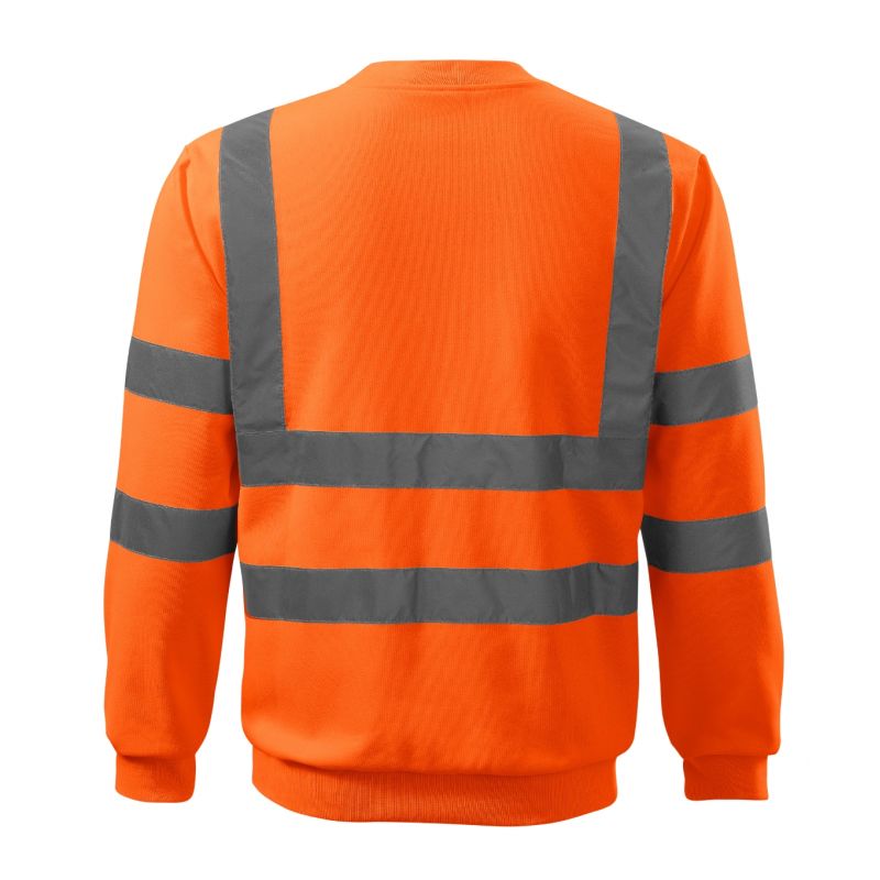 Rimeck HV Essential M MLI-4V698 sweatshirt fluorescent orange Clothing/Lifestyle/Rimeck Your Sports Performance
