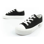 Lee women's sports shoes Isla sneakers black platform comfortable Lee