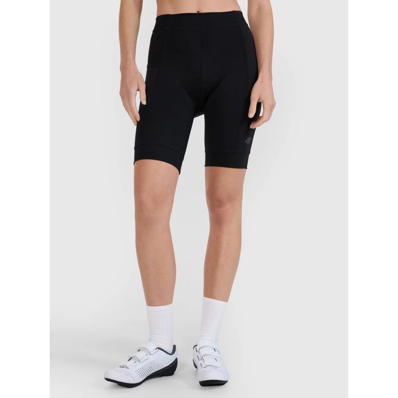 Women's cycling leggings with gel insert 4F 4FWSS25TFSTF034-20S *Kategoria tymczasowa Your Sports Performance