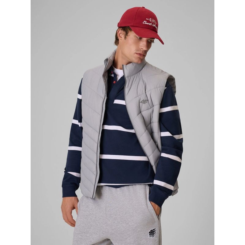 Men's vest with synthetic filling 4F 4FRAW26TVJAM401-25S