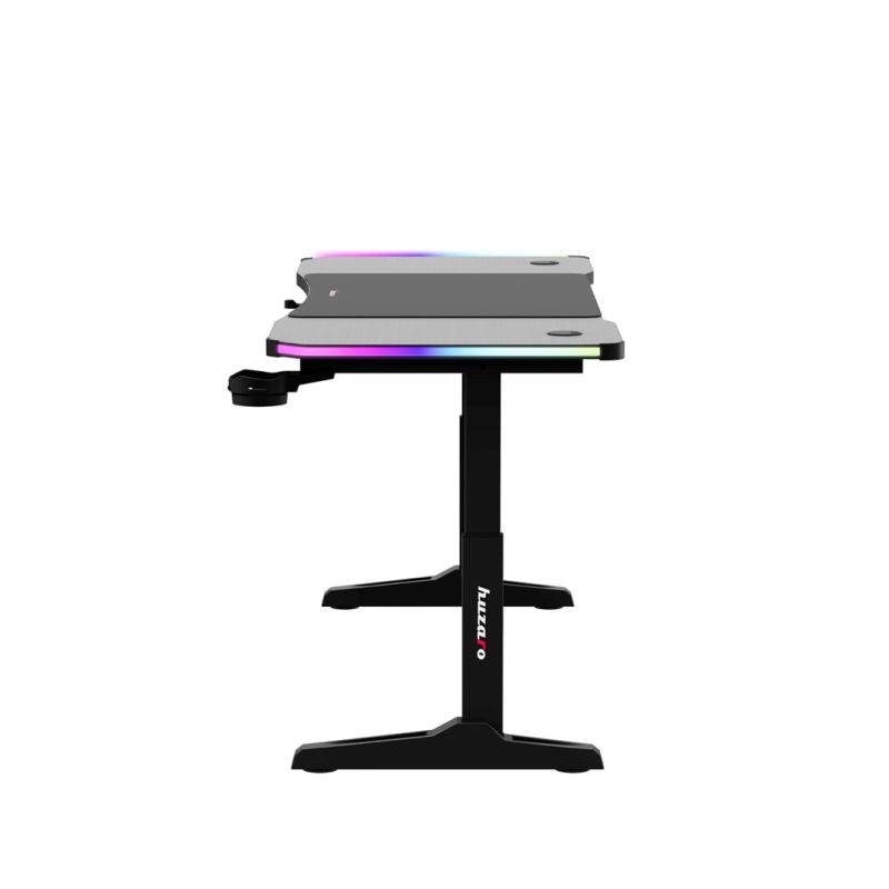 Huzaro Hero 4.6 RGB Black Gaming Desk Gaming PC/Stoliki i biurka Your Sports Performance