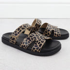 Women's beige leopard print flip-flops Vinceza 17401 Footwear Your Sports Performance
