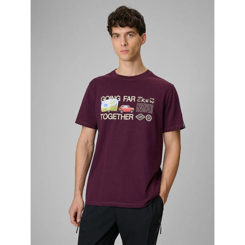 Men's regular printed T-shirt 4F 4FRSS26TTSHM3810-50S 4f