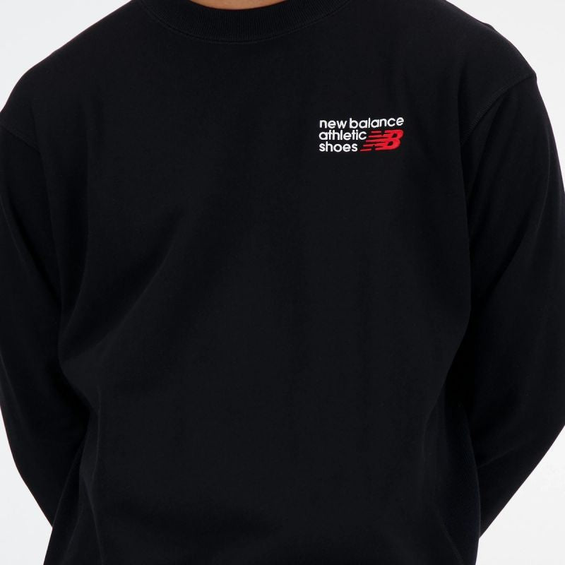New Balance Athletics Premium Logo M MT41547BK sweatshirt Clothing/Outdoor New Balance