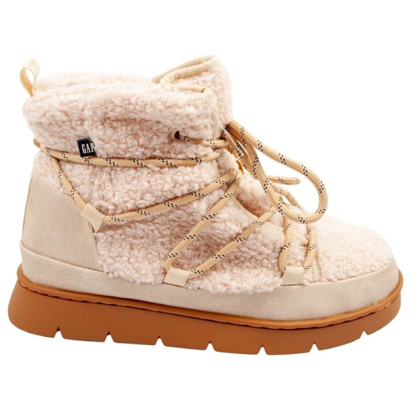 GAP women's shoes Richmond winter ankle boots beige insulated