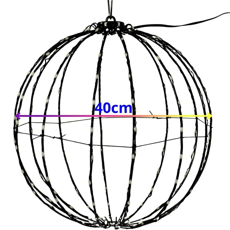 HANGING DECORATIVE BALL 168LED RGB 40CM Home and Garden/Equipment Your Sports Performance