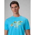 Men's regular printed T-shirt 4F 4FRSS26TTSHM4305-33S