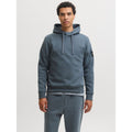 Jack&Jones men's hoodie JJCLEVELAND SWEAT HOOD SN 12298441 TURBULENCE