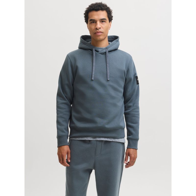 Jack&Jones men's hoodie JJCLEVELAND SWEAT HOOD SN 12298441 TURBULENCE