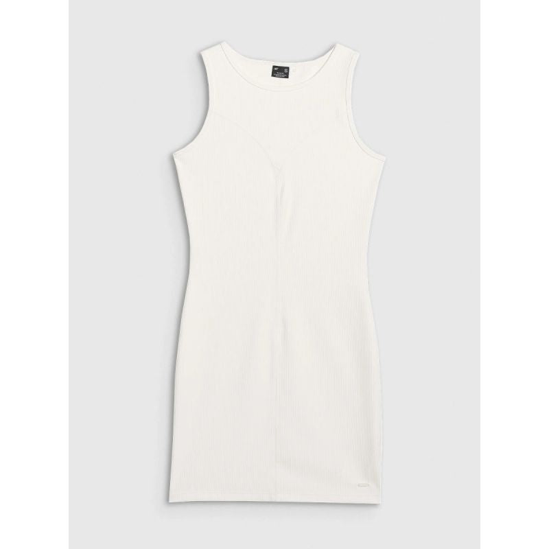 Women's ribbed knit mini dress 4F 4FRSS25TDREF188-11S *Kategoria tymczasowa Your Sports Performance