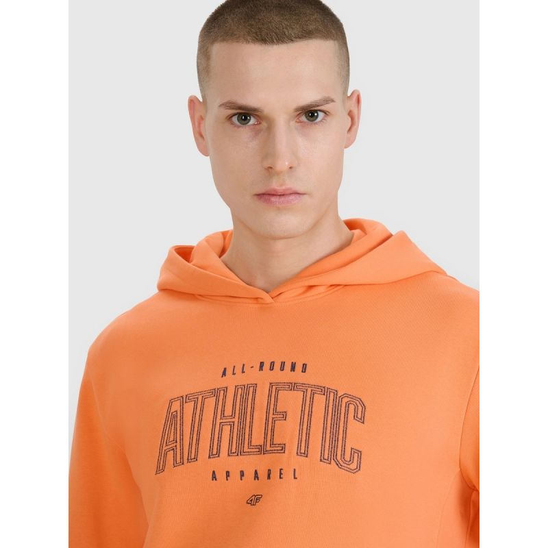Men's sweatshirt with hood, open, 4F 4FRSS25TSWSM2201-70S *Kategoria tymczasowa Your Sports Performance