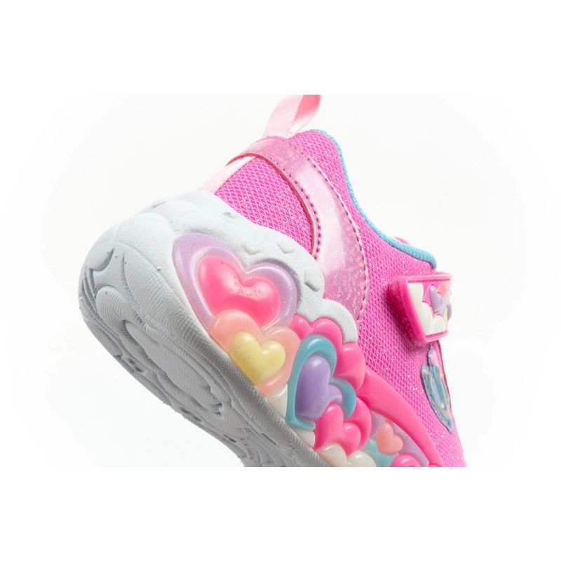 Skechers S Lights LED Children's Sports Shoes for Girls with Velcro