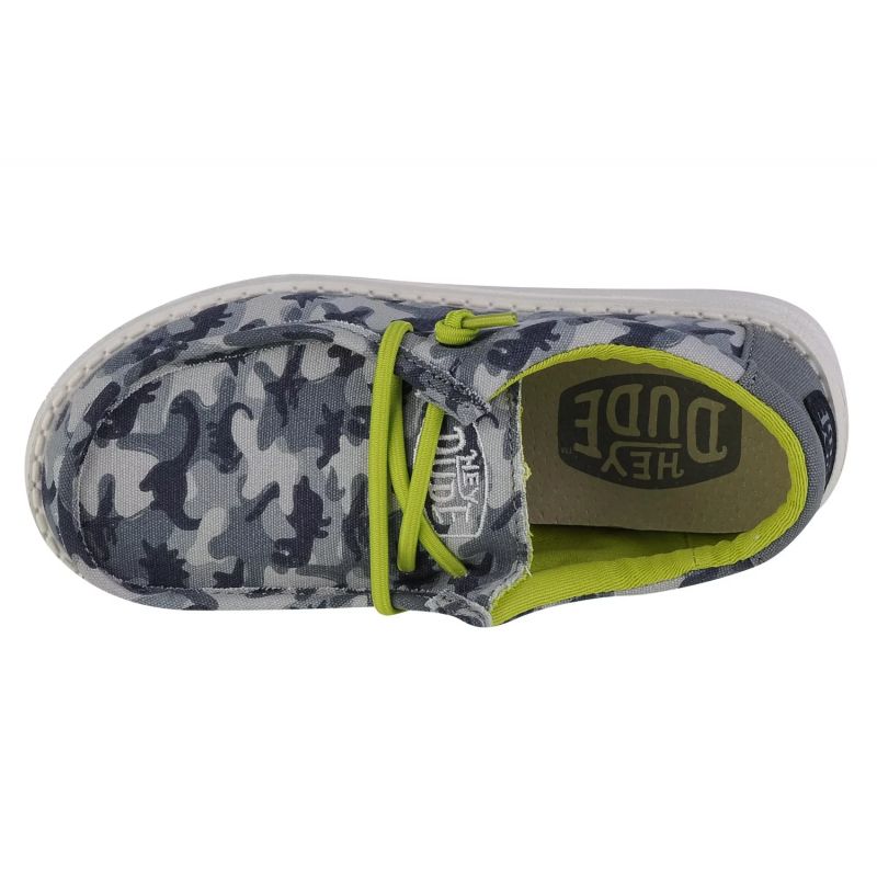 Shoes Hey Dude Wally Youth Camodino Jr 40043-425 Footwear/Lifestyle/Hey Dude Your Sports Performance