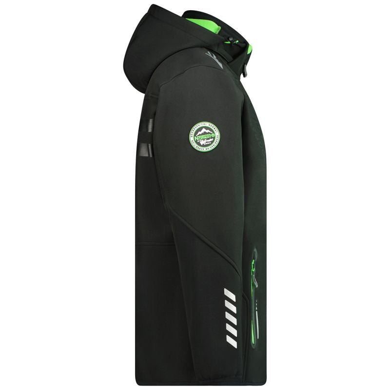 Men’s softshell jacket Geographical Norway ROYAUTE MEN ASS A BS2 056 (WT1804H/GN-BLACK / GREEN)