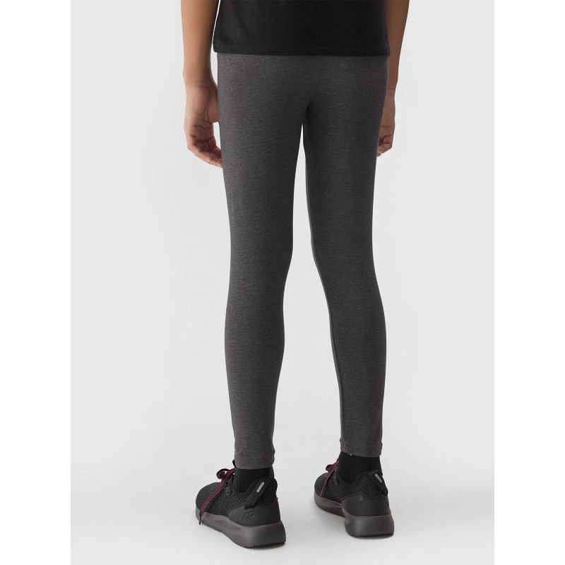 Girls' elastic cotton leggings 4F Junior *Kategoria tymczasowa Your Sports Performance