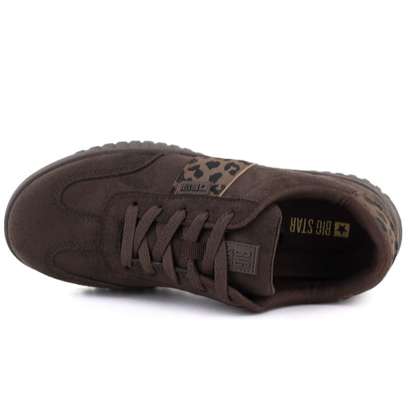 Women's brown suede sneakers Big Star TT274265 Big Star