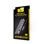 GEMBIRD MULTI ADAPTER USB TYPE-C 5IN1 HUB, HDMI, CARD READER, LAN, PD - 100W) Kable i adaptery/Adaptery, przejściówki Your Sports Performance