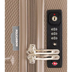 Large, Roomy Travel Suitcase on Wheels PUCCINI Polycarbonate 89L PC029A-6 Akcesoria i sprzęt koszykarski/Torby i plecaki Your Sports Performance